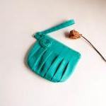 Green Turquoise Bridal Wedding Clutch Or..